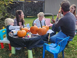 pumpkins decoration party table